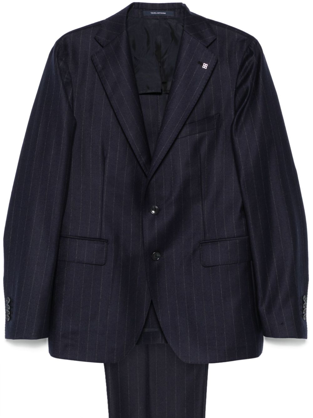 Tagliatore pinstriped suit - Blue