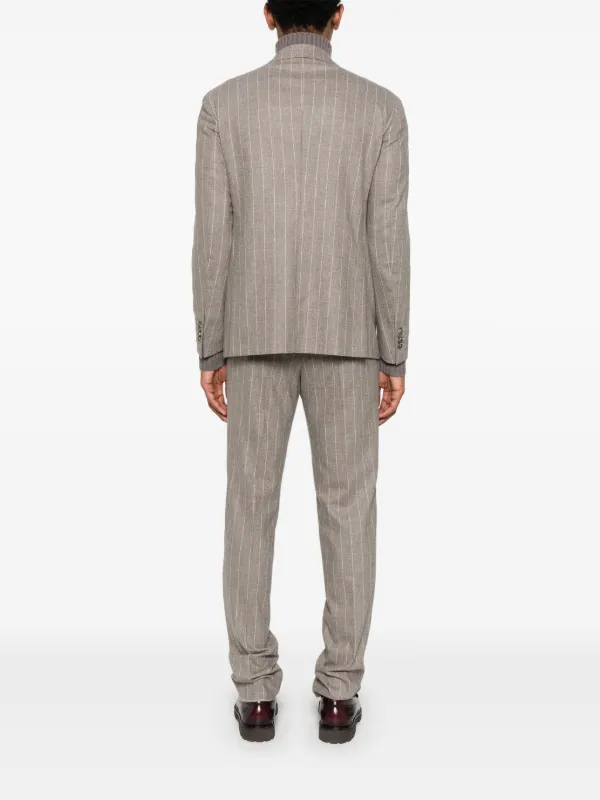 Tagliatore ストライプ スーツ | グレー | FARFETCH JP