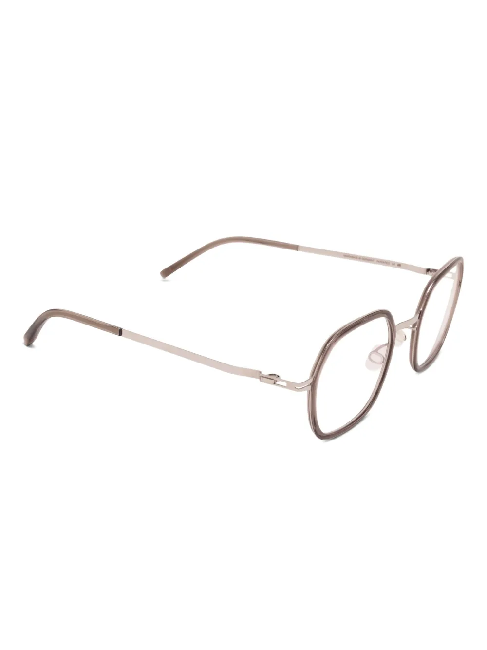 Mykita Bril met geometrisch montuur Zilver