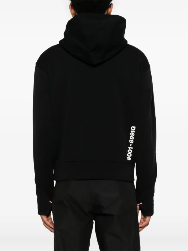 MONCLER ブラック パーカー ブラック パーカー : セーター＆カーディガン 向けの メンズ