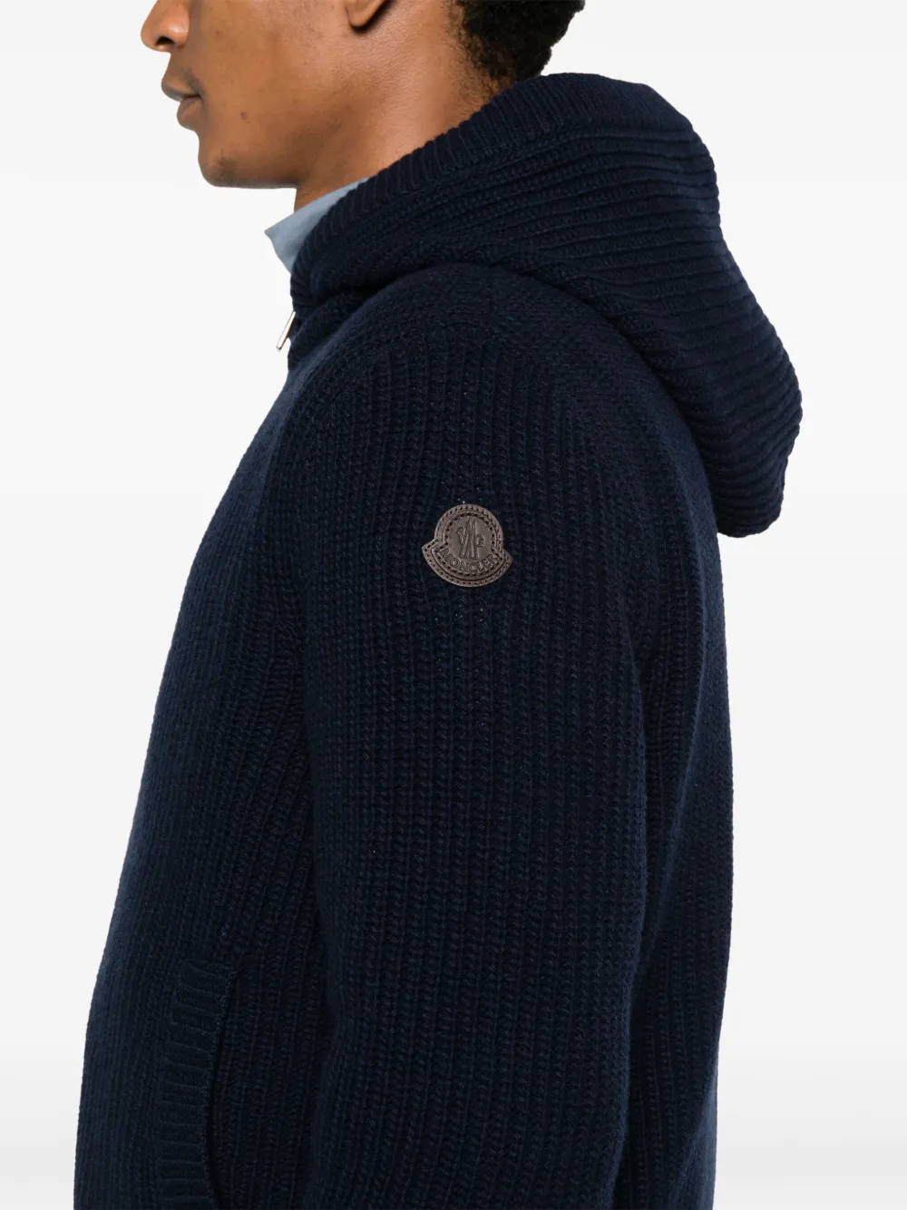 Moncler Padded Jacket In Blue