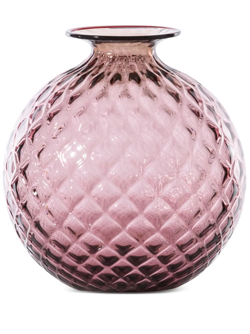 Venini Monofiore Balloton vase (16.5cm x 14cm) | Pink | Image 1