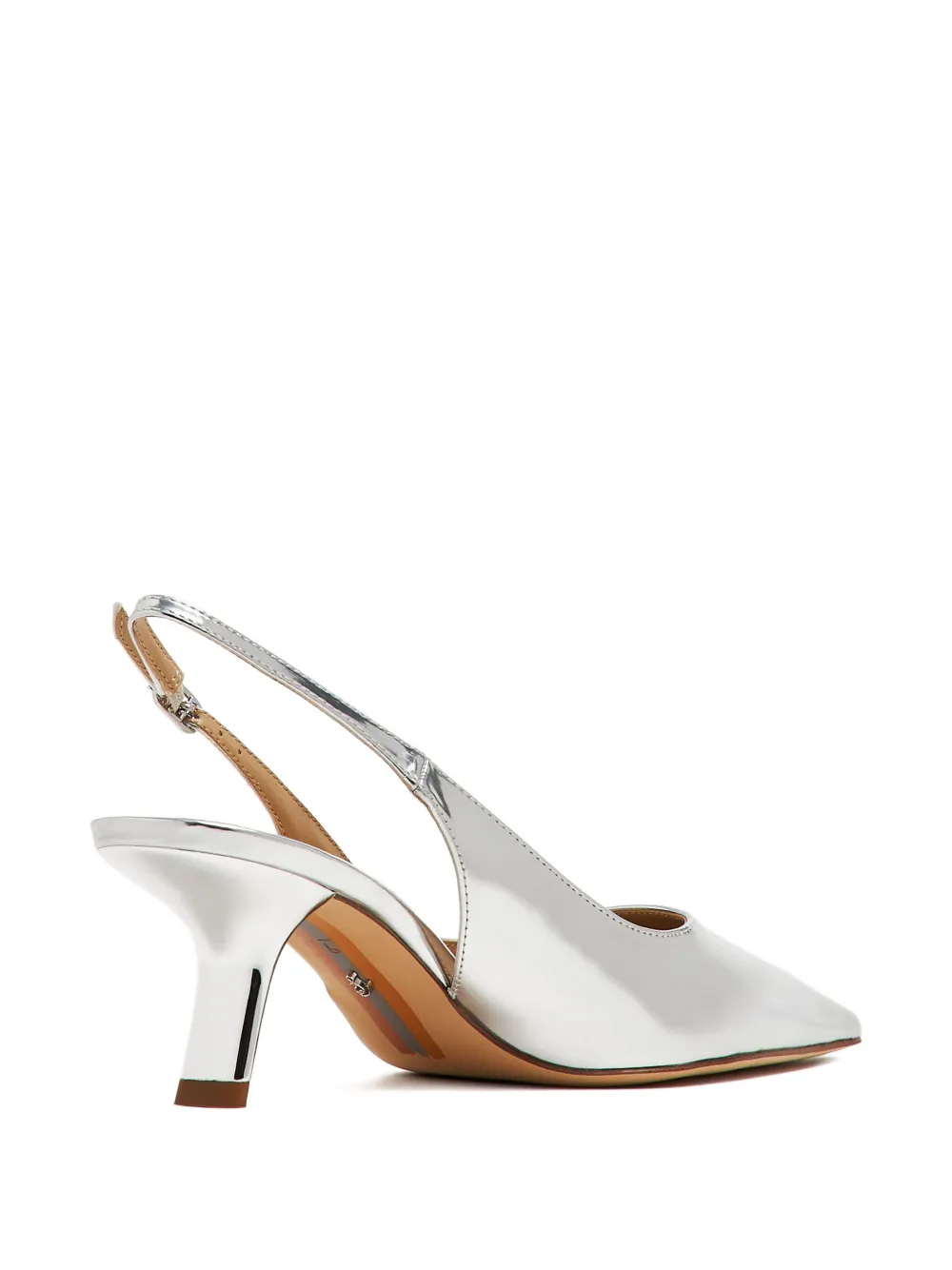 Sam Edelman Metallic slingbacks pumps Zilver