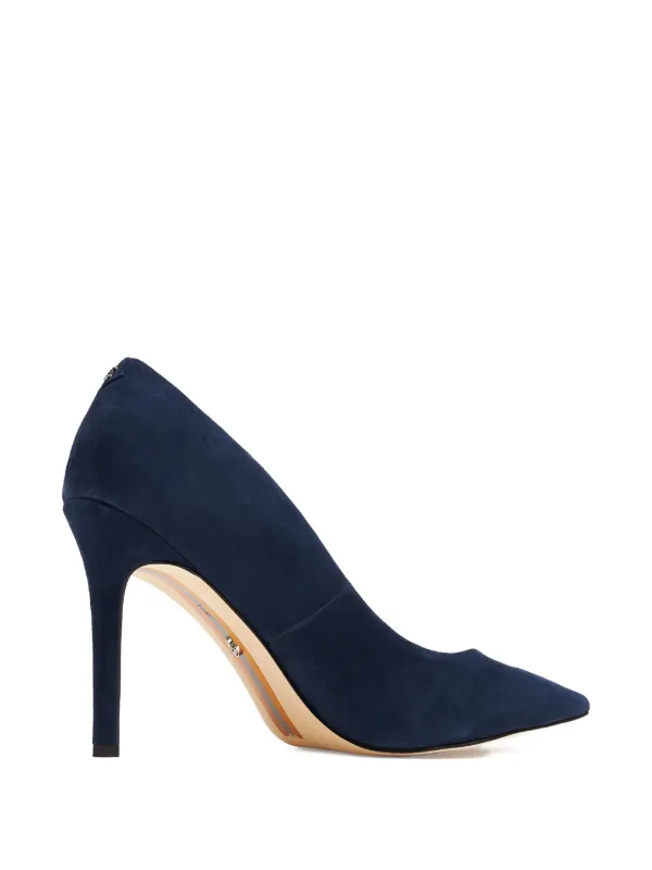 Sam Edelman 100mm Hazel Suede pointed-toe Pumps Blue FARFETCH IN