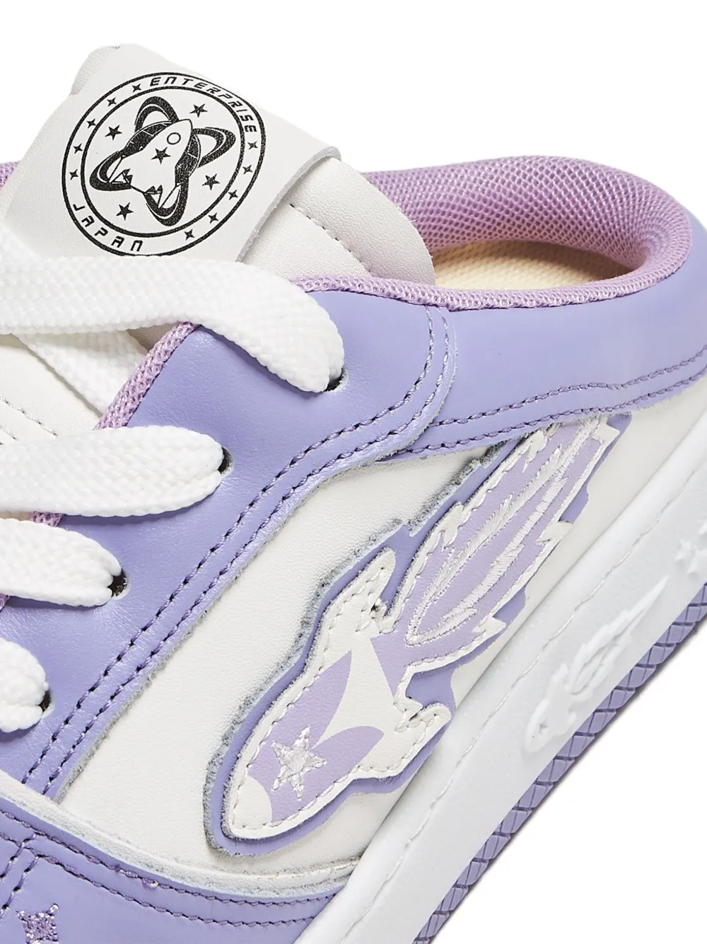Enterprise Japan EJ Egg Rocket star-logo slip-on sneakers Purple