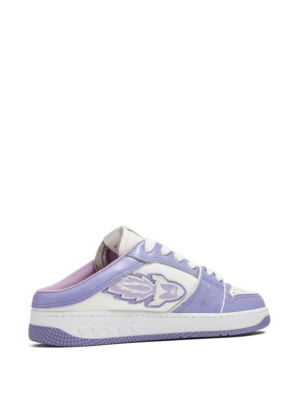 Enterprise Japan EJ Egg Rocket star-logo slip-on sneakers Purple