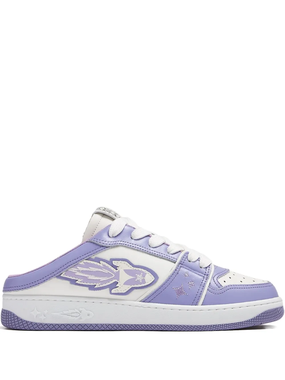 Enterprise Japan star logo slip-on sneakers Purple