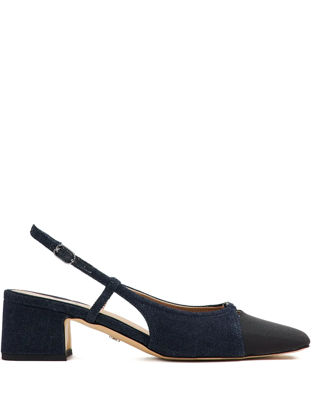 Sam Edelman 50mm Tarra denim slingback pumps Blue