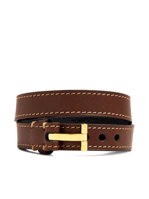 TOM FORD bracelet à plaque T