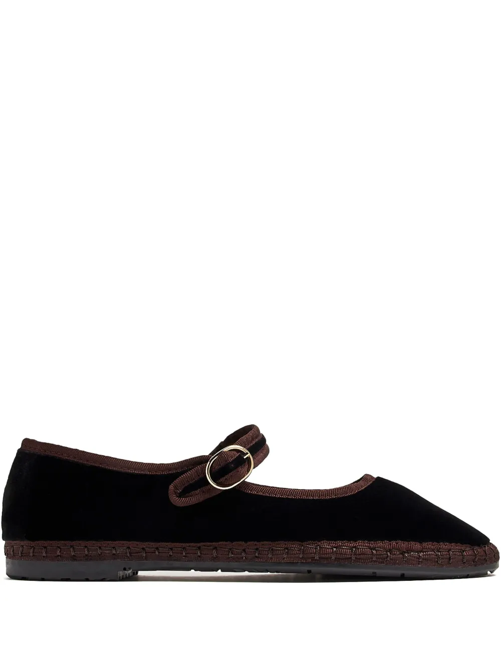 Flabelus Sethe Ballet Flats In Black