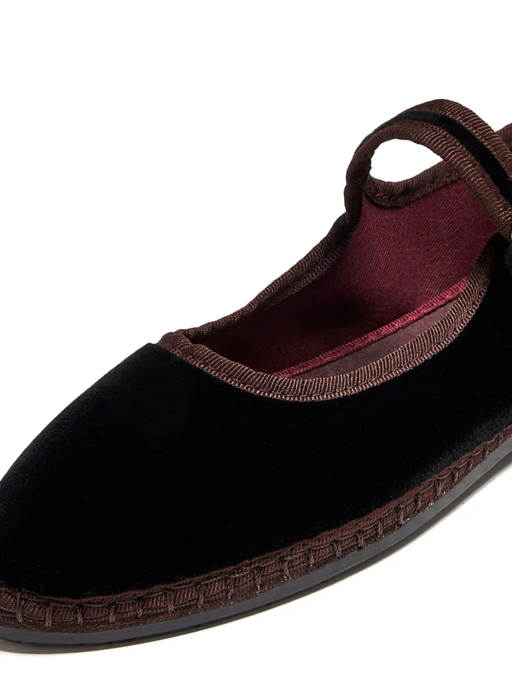 Flabelus Sethe Ballet Flats In Black