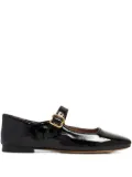 Sam Edelman Michaela buckled ballet flats - 2 BLACK