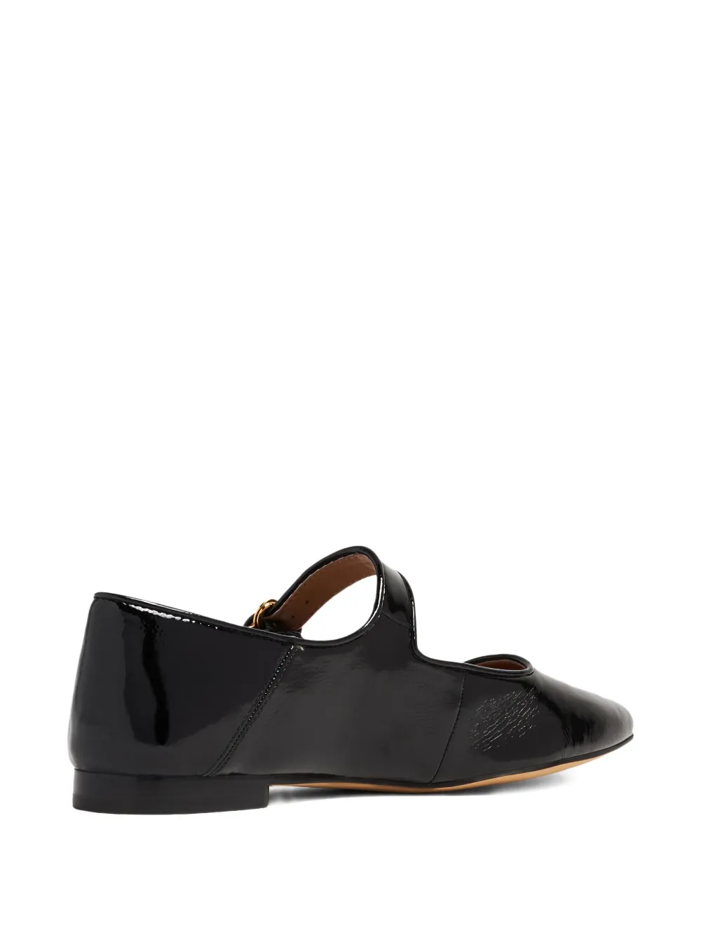 Sam Edelman Michaela Buckled Ballet Flats In Black