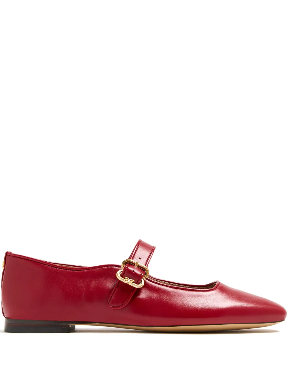 Sam Edelman Michaela buckle-strap ballet flats Red