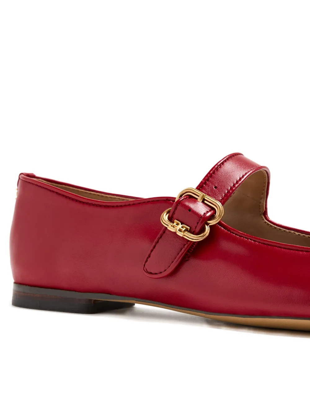Sam Edelman Michaela buckle-strap ballet flats Red