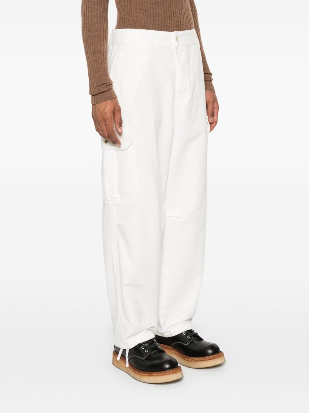 Shop Carhartt Stanton Cargo Pants In White