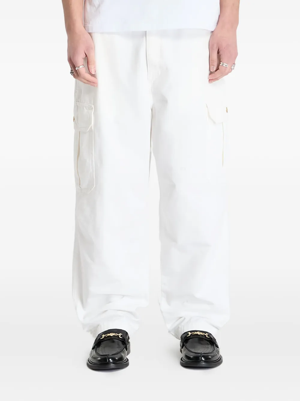 Carhartt WIP Stanton cargo broek Wit