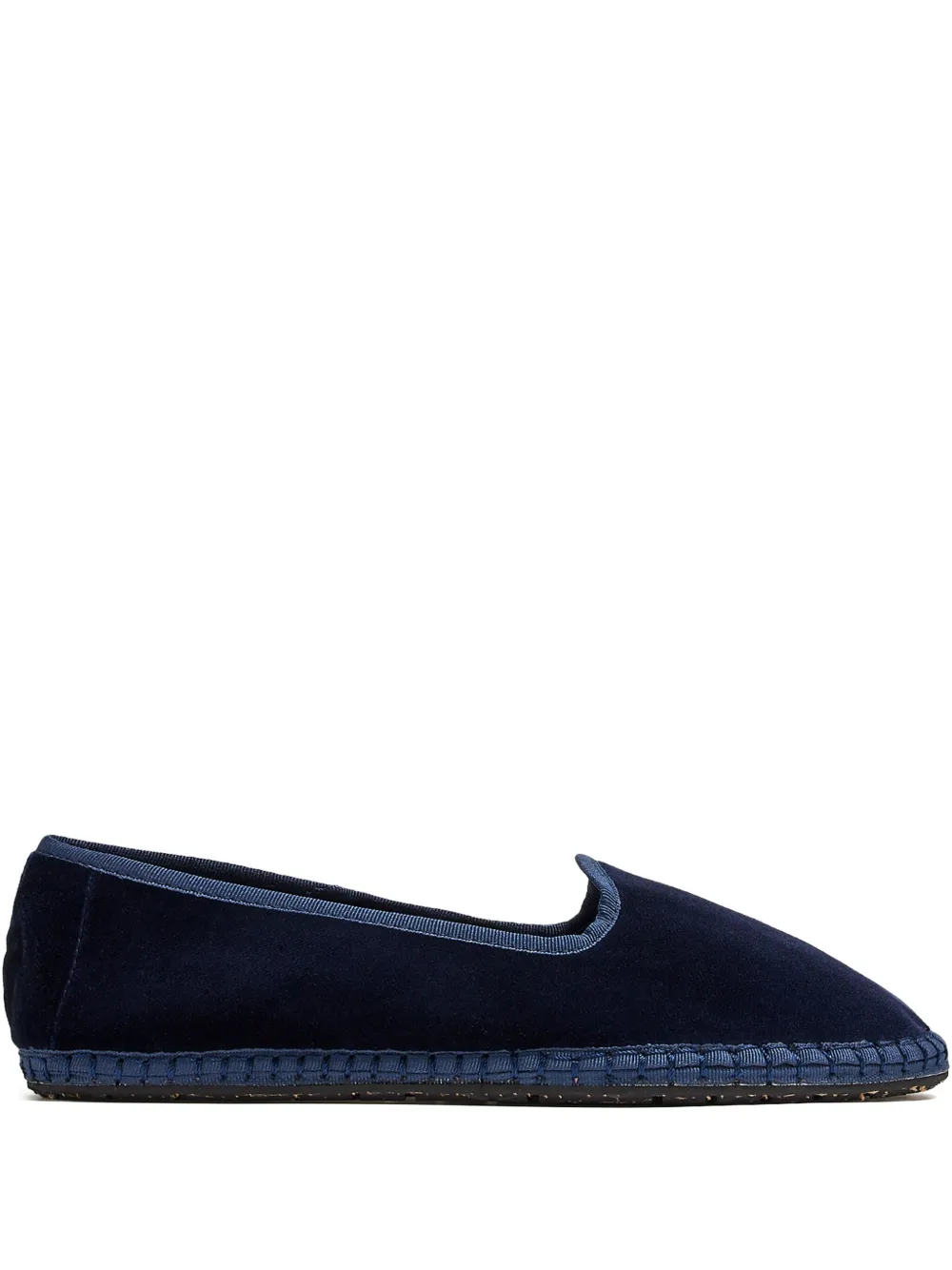 FLABELUS velvet-finish espadrilles | Blue | Image 1