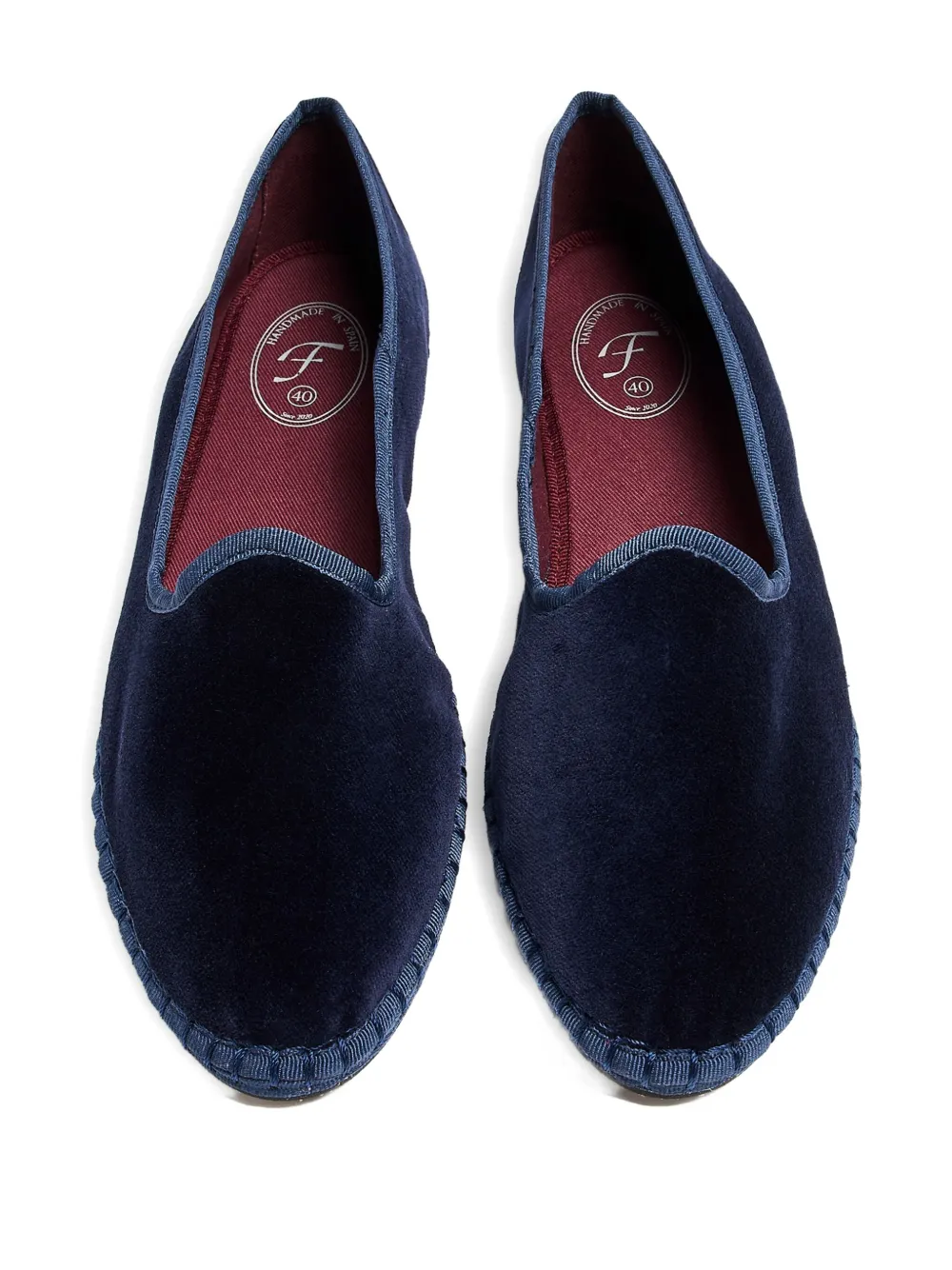 FLABELUS velvet-finish espadrilles | Flat Espadrilles | Image 2