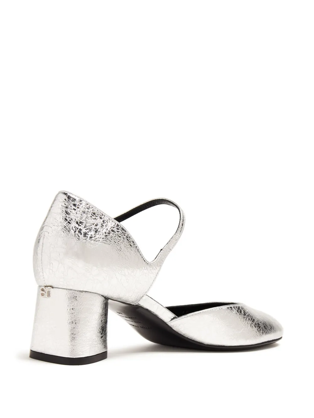 Sergio Rossi 50mm SR Pilier pumps Silver