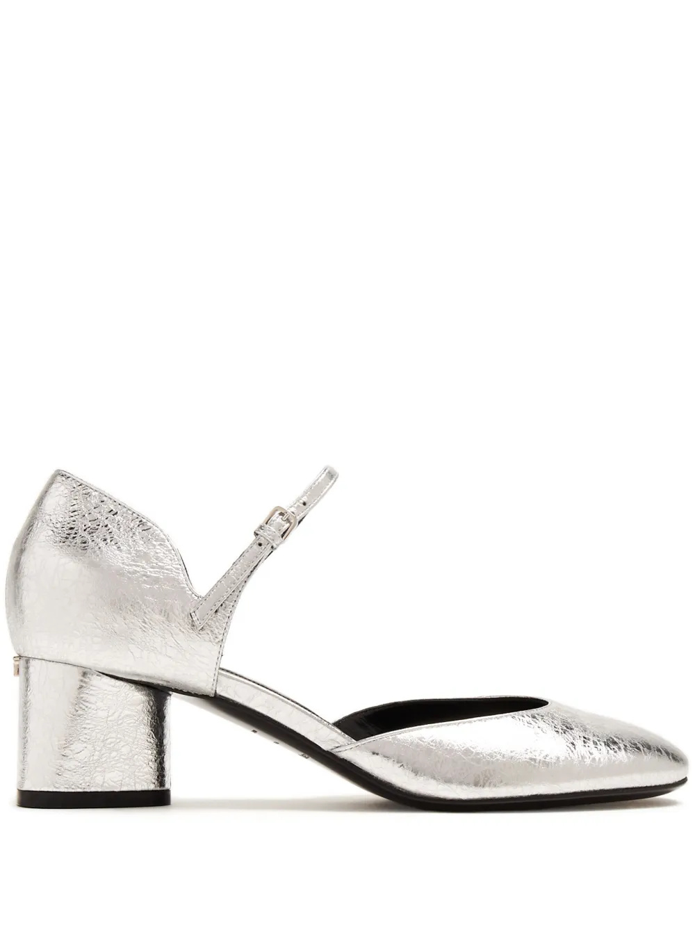 Sergio Rossi 50mm SR Pilier pumps Silver