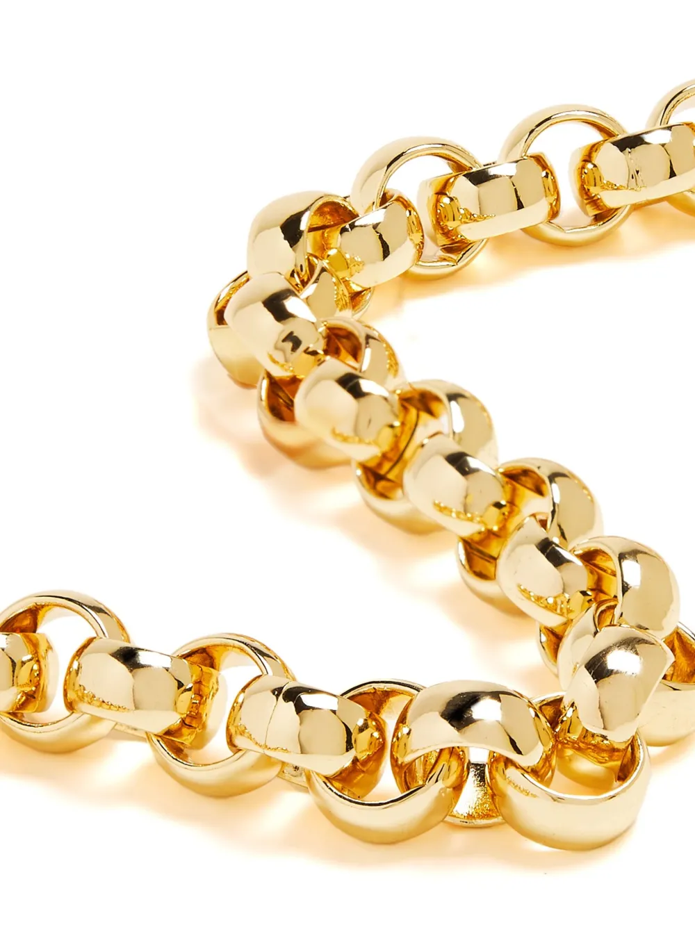 Courrèges chain-link necklace - Goud