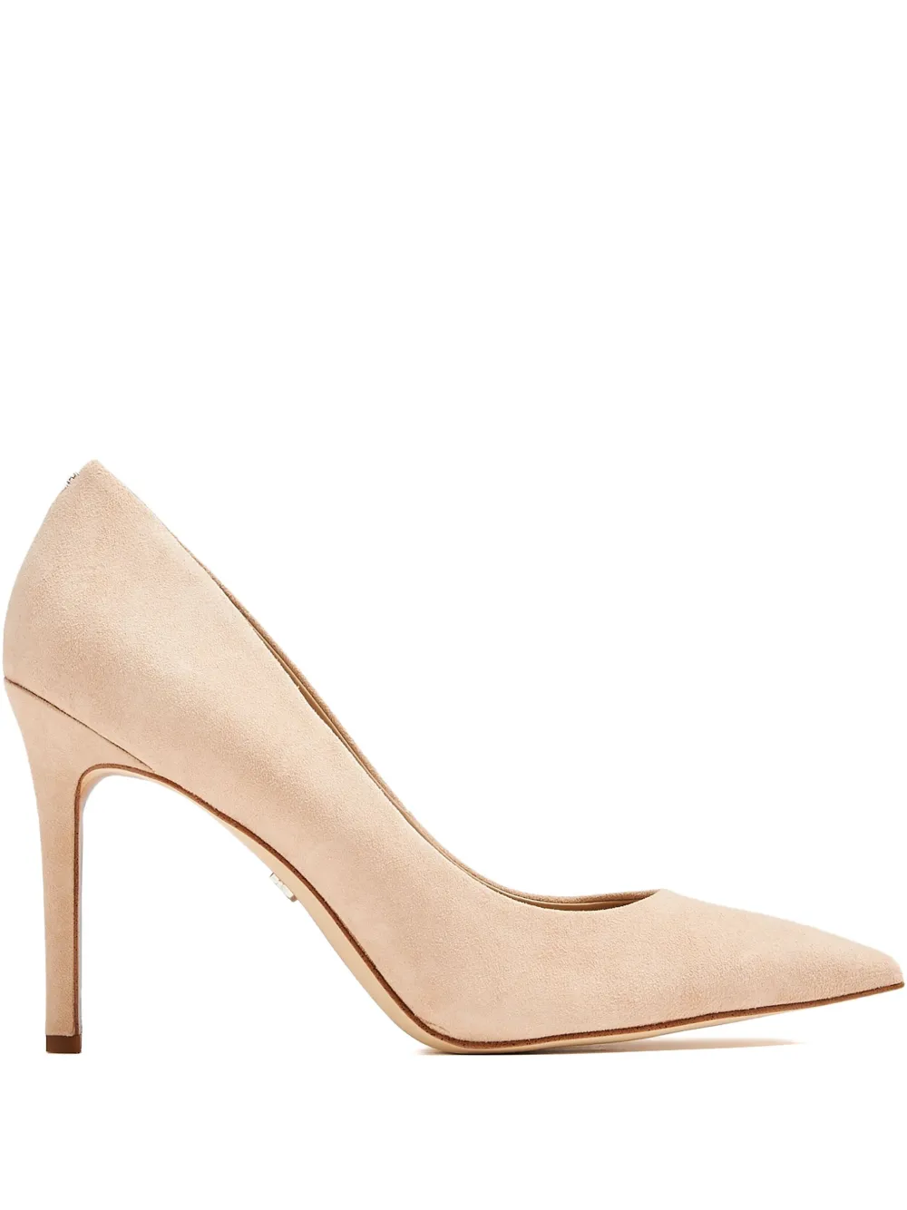 Sam Edelman Suède hakken met puntige neus Beige