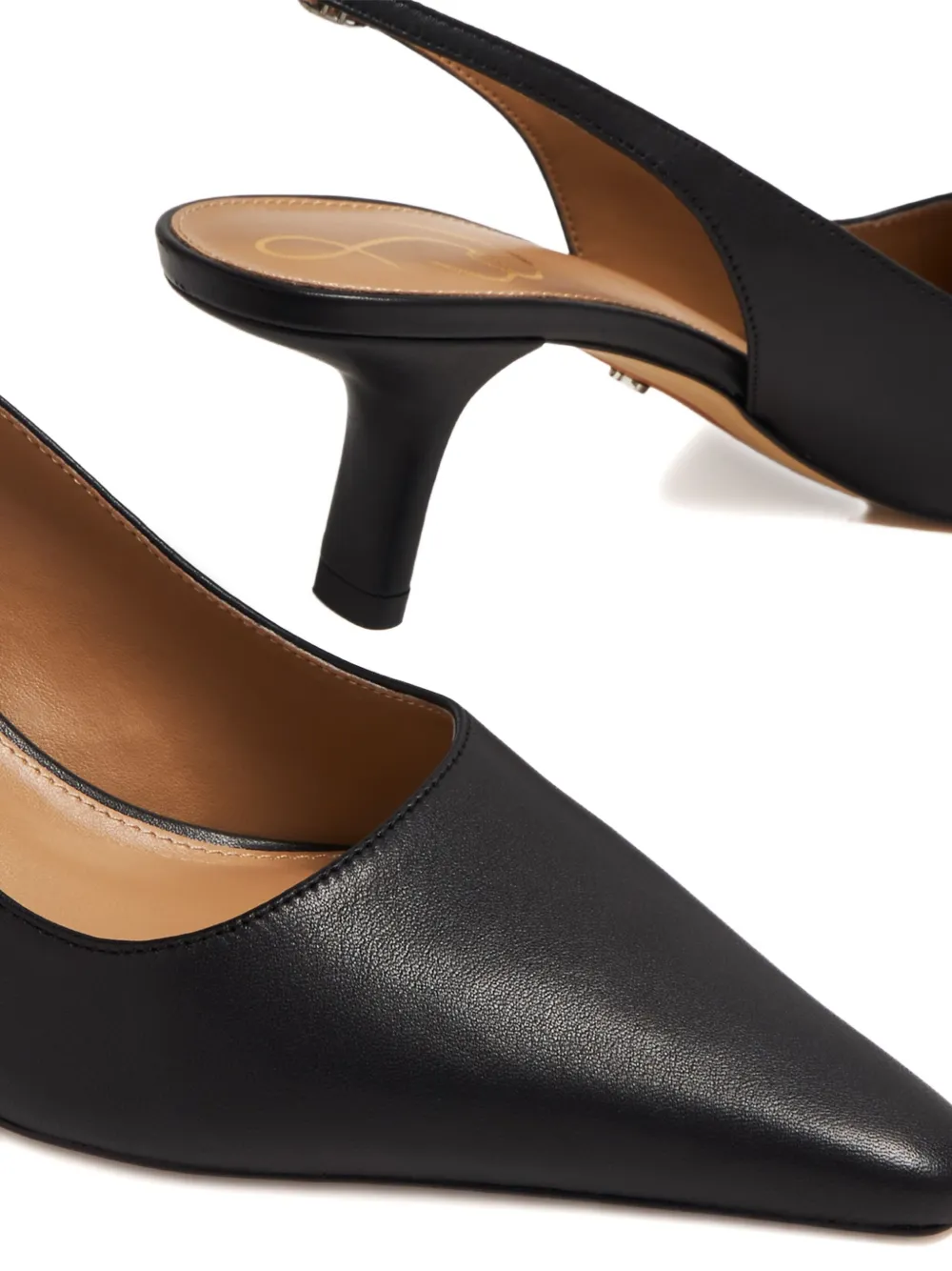 Sam Edelman 50mm Bianka Pointed-toe Slingback Pumps In Black