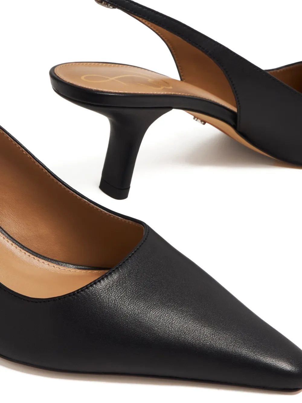 Sam Edelman Slingback pumps met puntige neus Zwart