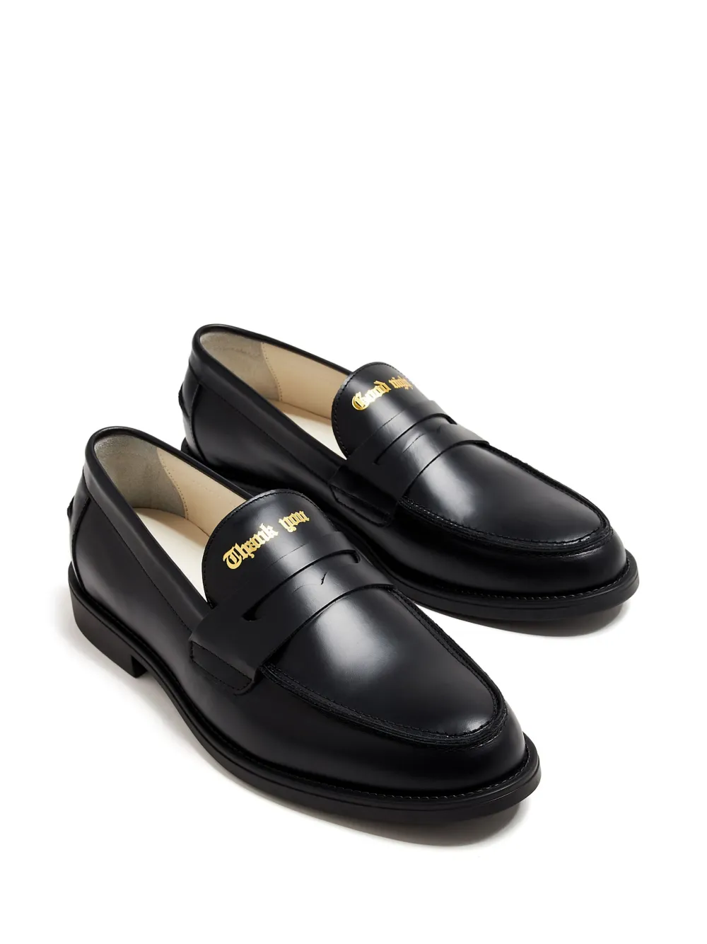 DUKE & DEXTER Loafers met print - Zwart