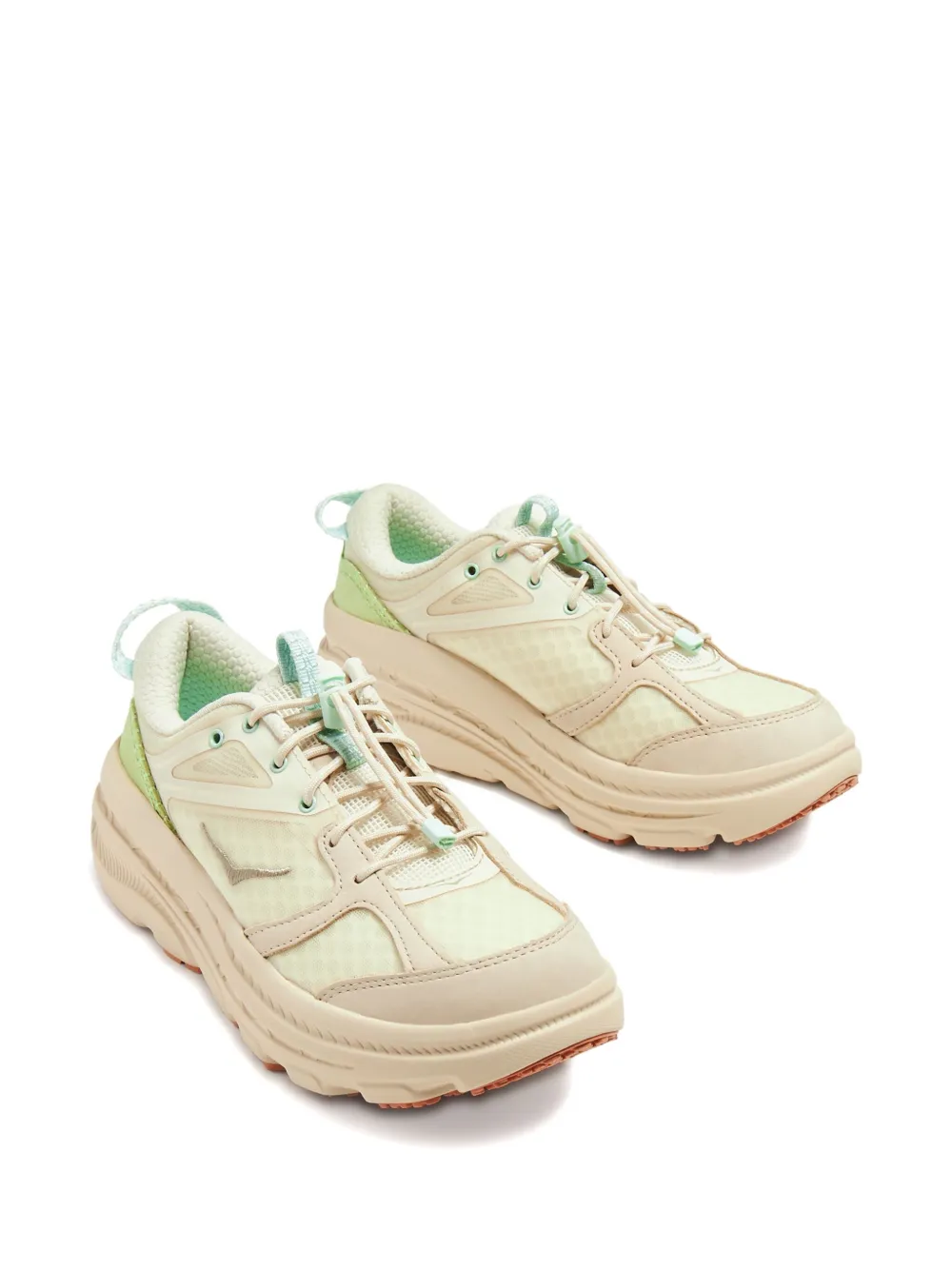 HOKA Bondi B3LS panelled sneakers Neutrals