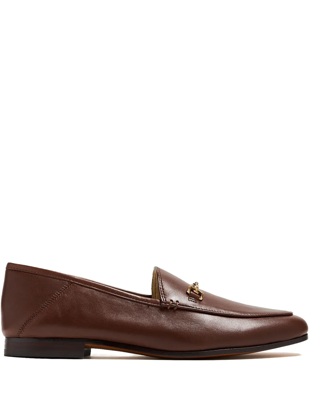 Sam Edelman chain-detail leather loafers Brown