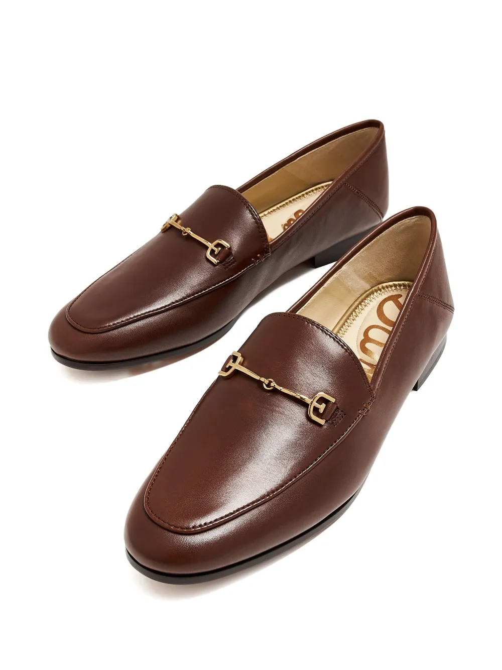 Sam Edelman chain-detail leather loafers - Bruin