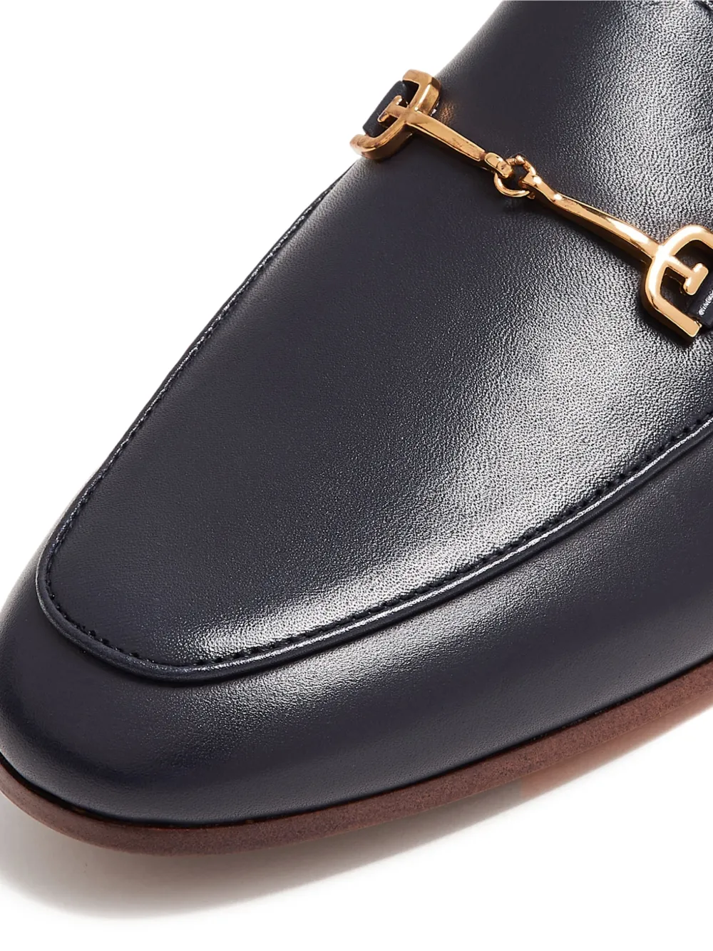 Sam Edelman Navy leren loafers Zwart