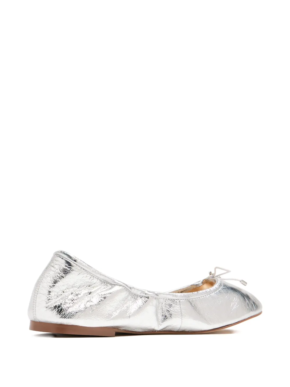Sam Edelman leather ballet flats Silver