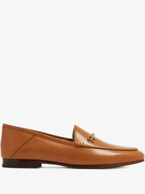 Sam Edelman Loraine Bit metallic-horsebit leather loafers