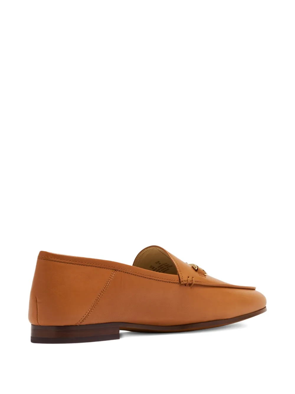 Sam Edelman Loraine Bit metallic-horsebit leather loafers Brown