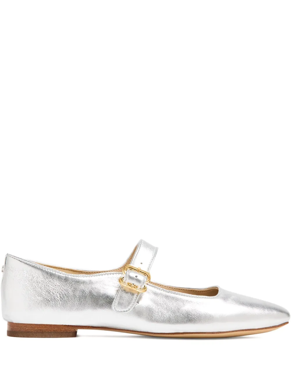 Sam Edelman Michaela Mary Jane ballet flats Silver