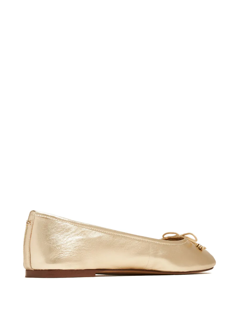 Sam Edelman Meadow Bow-embellished Ballet Flats In Gold