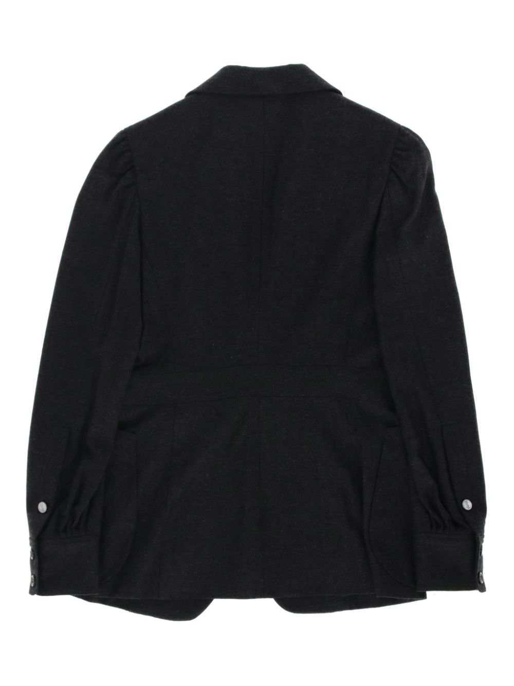 Saint Laurent Pre-Owned 2000s single-breasted blazer - Grijs