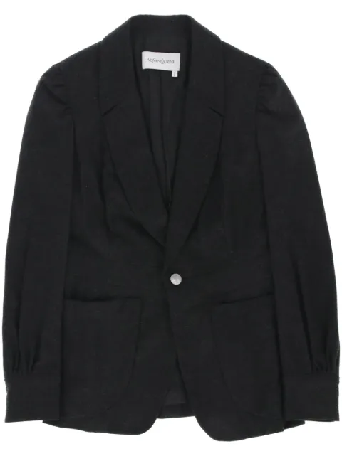 Saint Laurent Pre-Owned 2000s single-breasted blazer