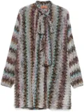 Missoni zigzag-woven mini dress - Black