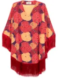 alessandro enriquez floral-print mini dress - Yellow
