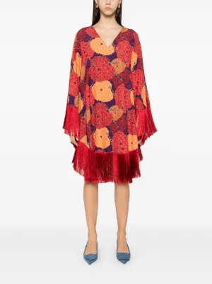 【ALESSANDRO ENRIQUEZ】Printed poplin shirt dress Printed poplin shirt dress | Wise
