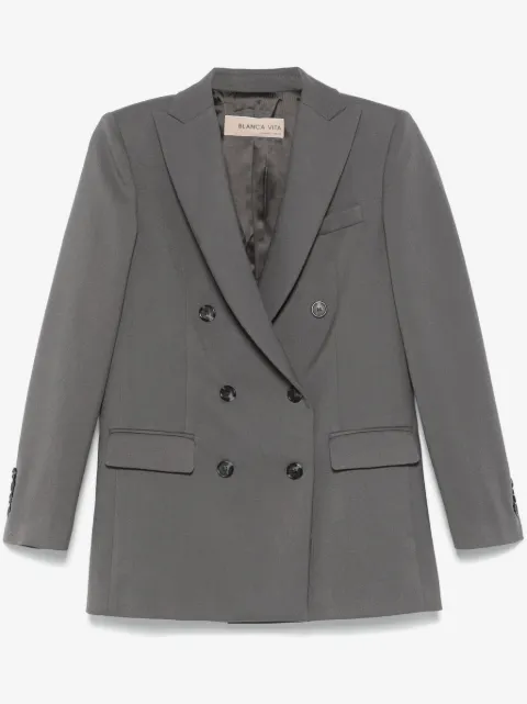 Blanca Vita blazer con doble botonadura