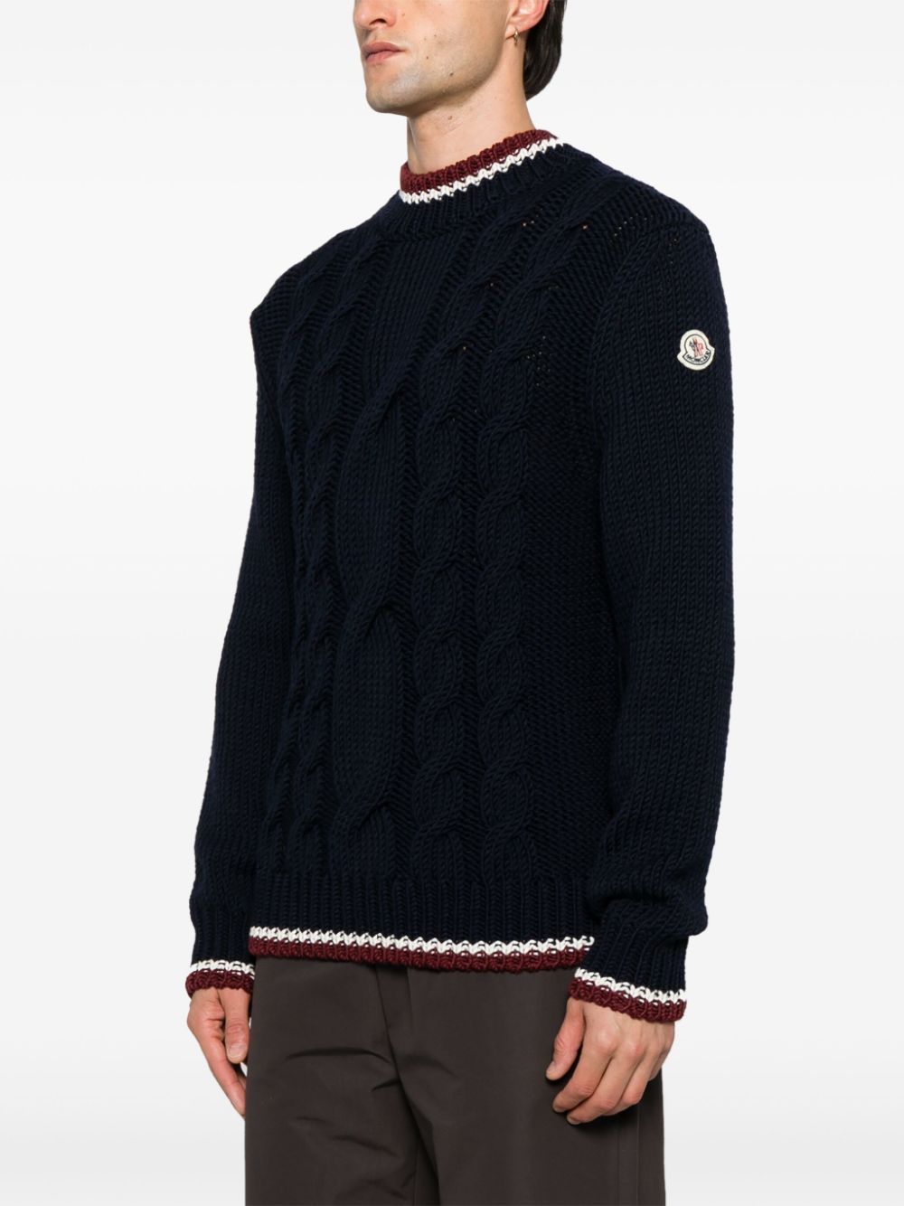 Moncler Trui van scheerwol Blauw