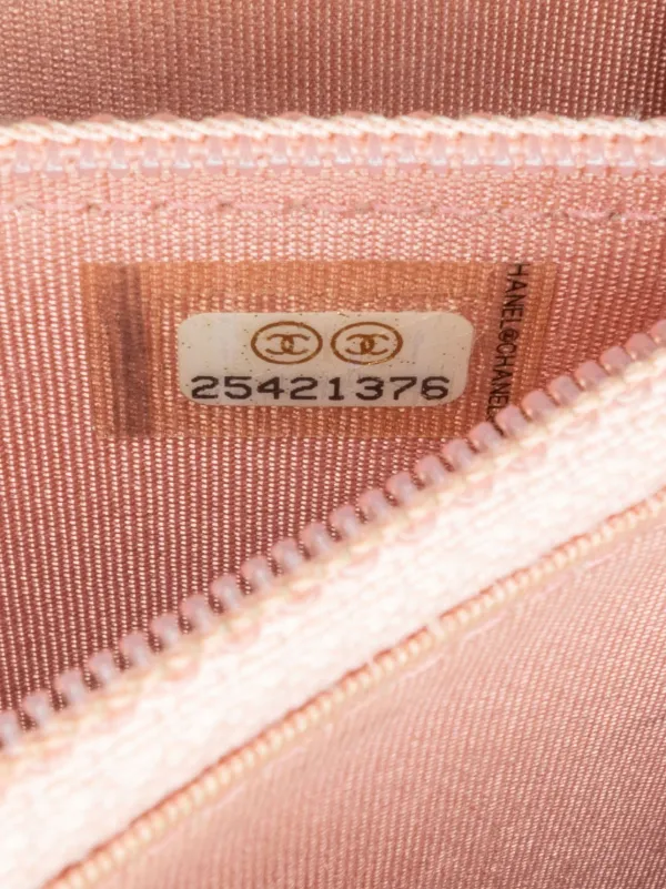 CHANEL Pre-Owned 2018 キルティング キャビア スクエア ボーイ CHANEL Pre-Owned 2018 キルティング キャビア スクエア ボーイ