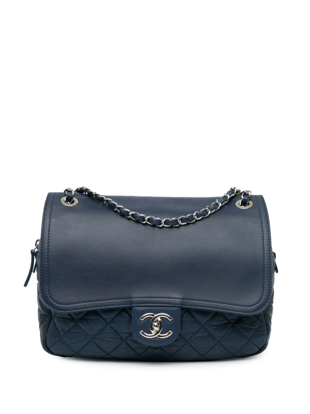 Affordable HOT SALE CHANEL 2011 Quilted Calfskin Easy Zip Flap shoulder bag Women