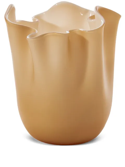 Venini Fazzoletto vase (13.5cm x 13.5cm)