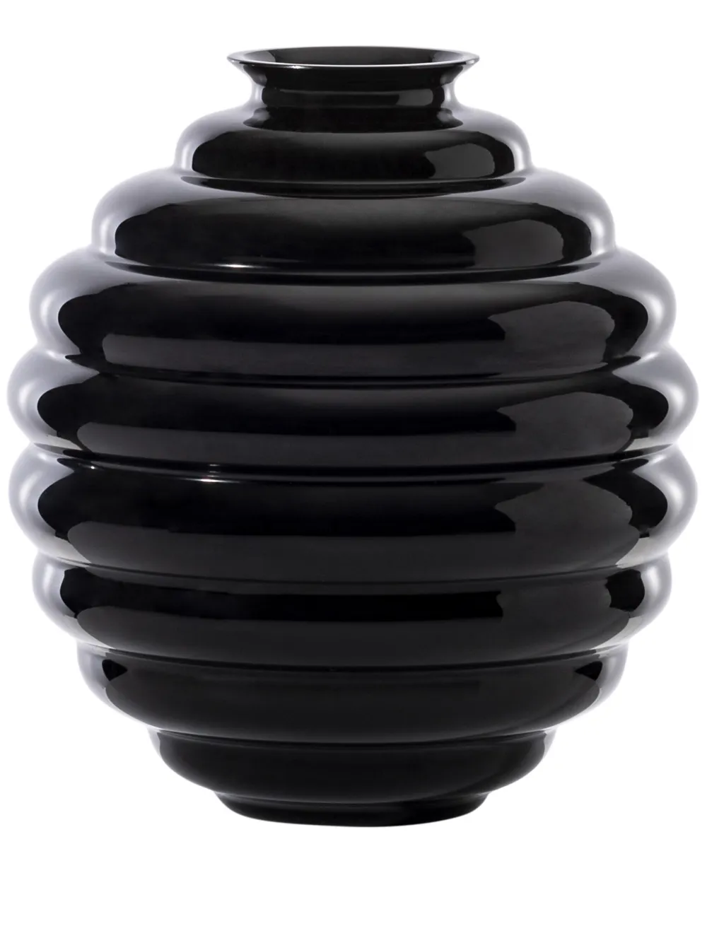 Venini Deco vase (29cm x 26cm) | Black | Image 1